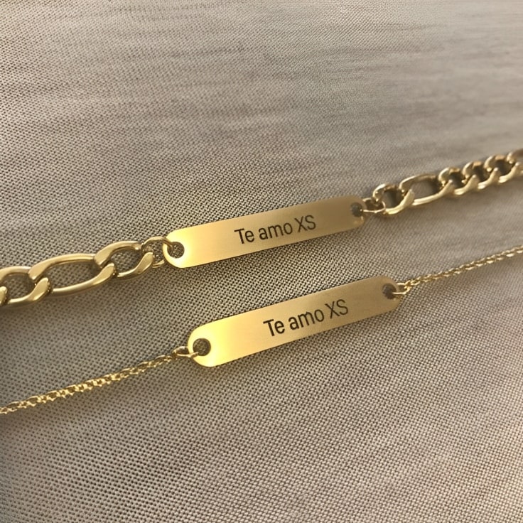 Esclavas de oro 14k para bodas