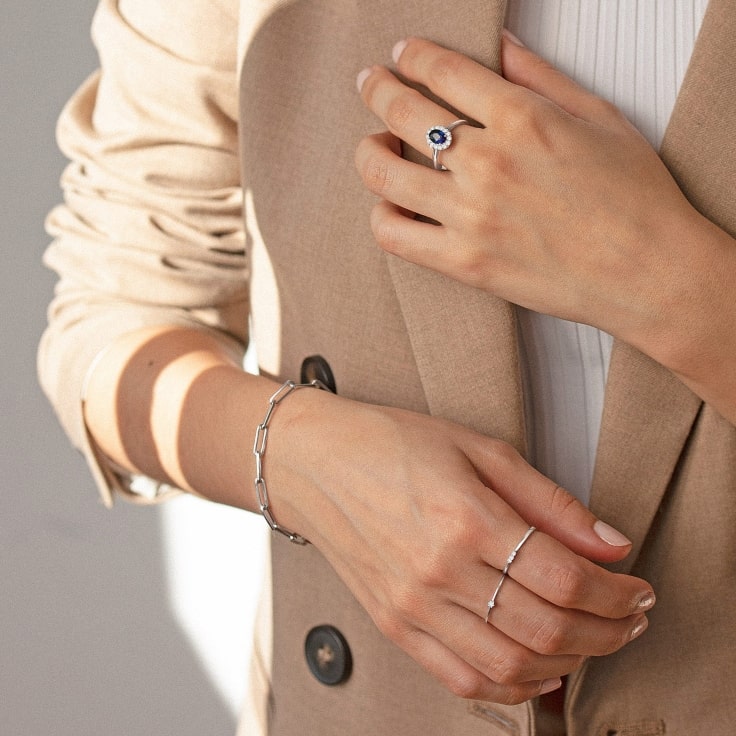 Pulseras de oro de lujo